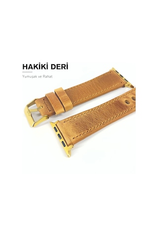 Dxl El Yapımı Hakiki Deri Kutulu Apple Uyumlu Watch Kordon 42mm 44mm 45mm 49mm Watch Ultra Kayış