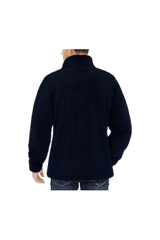 Genius Store Oversize Peluş Sweatshirt Erkek Polar Sweatshirt Erkek Sweatshirt Oversıze-peluss Lacivert