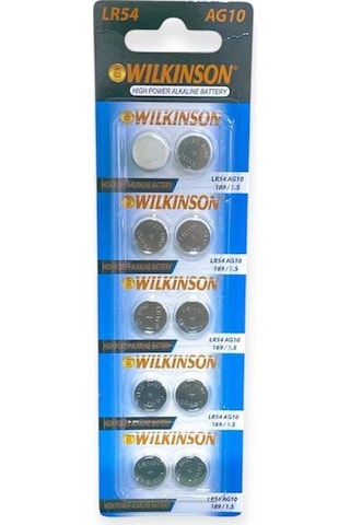 Wilkinson Alkalin Lr54 Ag10 10'lu