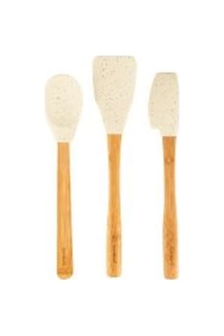 Zolly - 3 Lü Spatula Seti Beyaz Büyük