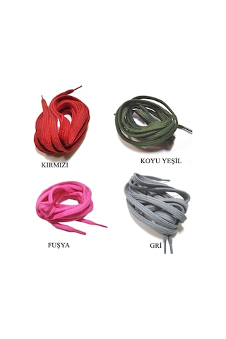 Spor Ayakkabı Bağcığı 120 CM 1 Çift