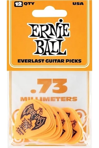 Ernie Ball P09190 Gitar Penası 12 Adet Everlast 0.73 Mm Turuncu