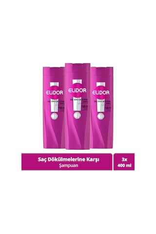 Saç Bakım Şampuanı Saç Dökülmelerine Karşı 400 Ml X3 Tüm Saç Tipleri