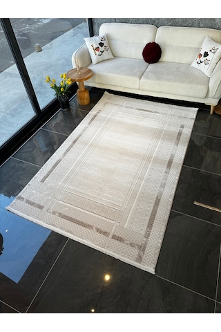 Still Halı Salon, Oturma, Yatak Odası Halısı Desen Kodu 77955-070 Bej