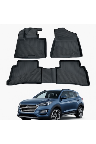 Hyundai Tucson 2015-2020 Uyumlu 3d Oto Paspas Premium