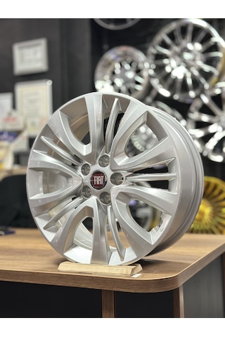 Sıfır Opar 16 İnç 5x98 Et36 Fiat Egea Sılver Jant Takımı