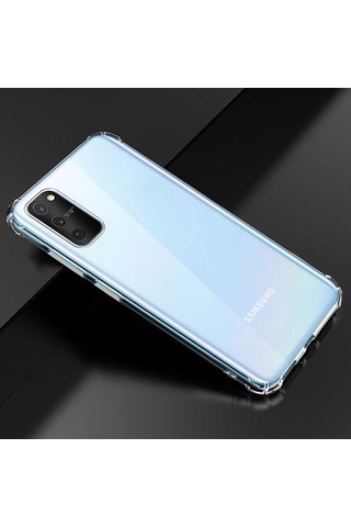 Galaxy Uyumlu A91 S10 Lite Kılıf Nitro Anti Shock Silikon Kılıf Renksiz