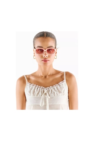 Okkia Chiara Toz Pembe Unisex Güneş Gözlüğü Pembe Gradyan