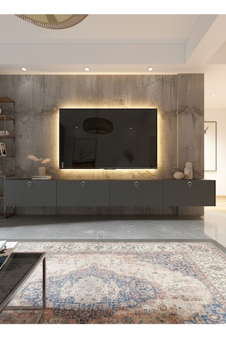 Resital Tv Ünitesi S2448-4 Antrasit Antrasit