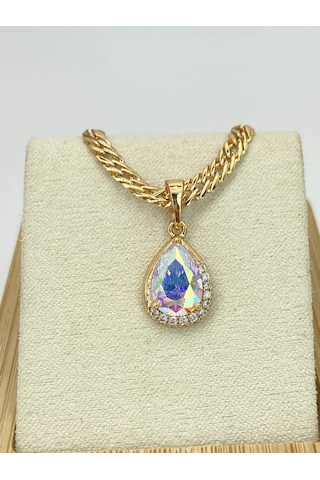 Xuping Tıbbi Alaşımdan Taşlarla Süslenmiş Kolye Ucu 323153640 Altın Rengi