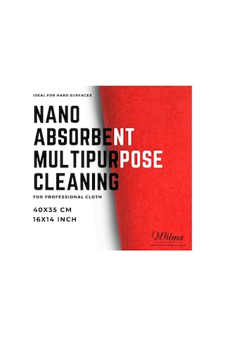 Wilma Secret Nano Mikrofibre Bez 6 Adet 35x40cm - Temizlik Bezi, Ekran Bezi, Lcd Bezi, Nano Mikrofiber Bez Şeffaf