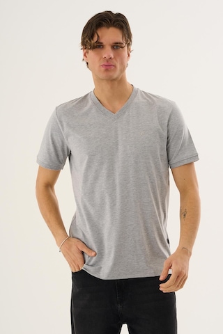 Alexander Gardi V Yaka Basic T-shirt Gri