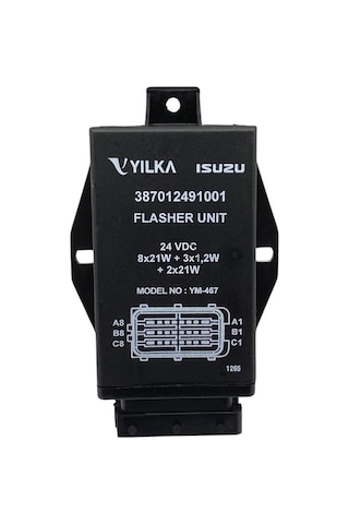 Yılka 24v Flaşör 24 Uçlu 8 X 21w + 2 X 21w Isuzu
