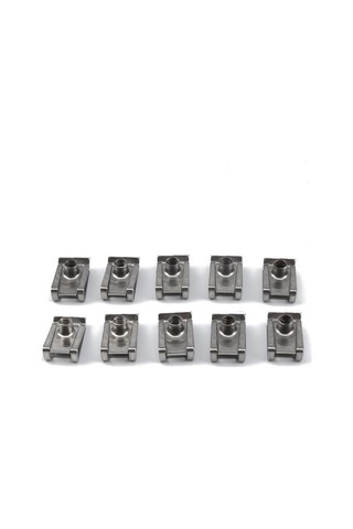 Chognar 80pcs Aracı M4 M5 M6 M8 Spıre Klipler Basak Kurulu U Komu Klipleri - Renk Adı: 50 Pcs