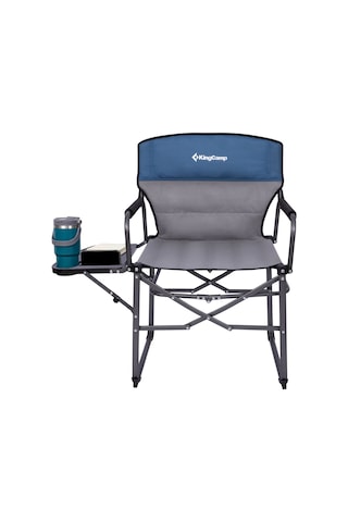 Kingcamp Ash C30 Premium Comfort Katlanır Kamp Sandalyesi Mavi/gri