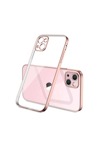 Apple Uyumlu iPhone 13 Kılıf Zore Gbox Kapak Gold