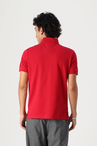 Tommy Hilfiger Erkek Kırmızı Polo Yaka T-shirt Kirmizi Kırmızı