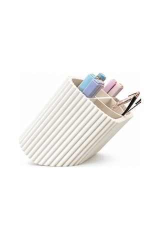 Çok Bölmeli Makyaj Organizeri Kozmetik Düzenleyici Ruj, Fırça, Eyeliner Ve Makyaj Malzemes Çok Renkli