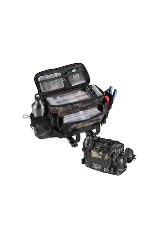 Balıkçılık Çantası, Tek Omuzlu Deniz Balıkçılığı, Balıkçılık Çantaları Sazan Balıkçılığı İçin Balıkçılık Saklama Sırt Çantası, Kamuflaj Dış Mekan Taşıma Çantası, Yürüyüş Seyahat Çantası Qd Çok Renkli