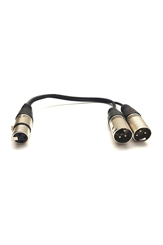 Yka Xlr Y Kablo 1 Dişi-2 Erkek