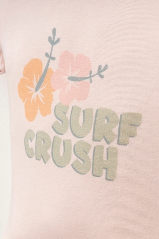 %100 Pamuklu Surf Crush T-shirt Pembe