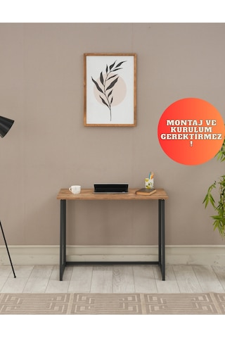 Arpelia Tek Kanatlı Katlanır Masa 100x50x75 Siyah