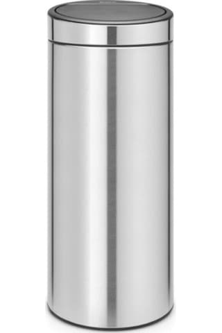 Brabantia Fpp Matt Steel New Dokunmatik Çöp Kutusu 30L Krom Brabantia Fpp Matt Steel New Dokunmatik Çöp Kutusu 30L Krom
