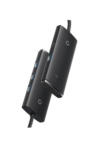 Lite 4in1 Multifonksiyonel Type-c Hub Dock Station Siyah