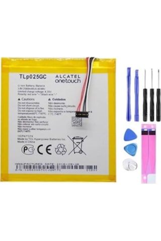 Senalstore Alcatel One Touch Pixi 4.7 Pil Batarya Tlp025gc Ve Tamir Seti
