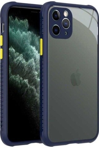 Apple Uyumlu iPhone 11 Pro Kılıf Zore Kaff Kapak Lacivert