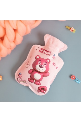 Sıcak Su Şişesi Mını Boy Karikatür Ayı