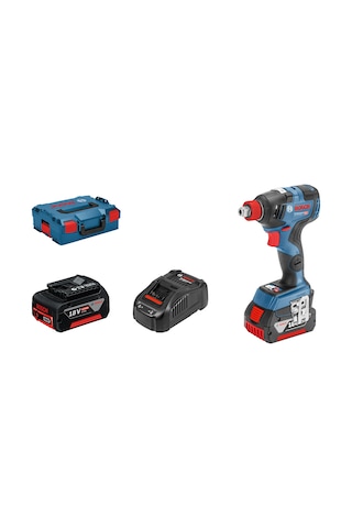Bosch Professional GDX 18V-200 C 2x5.0Ah Çift Akülü Darbeli Somun Sıkma Makinesi - 06019G4201