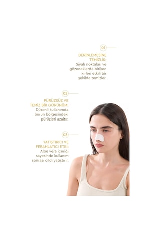 Mjcare Nose Patch - Siyah Nokta Ve Gözenek Için Temizleyici Burun Bandı 5'li