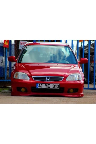 Honda Civic 99-01 İes Typer Ön Ek Plastik Tampon Ek Karlık-...