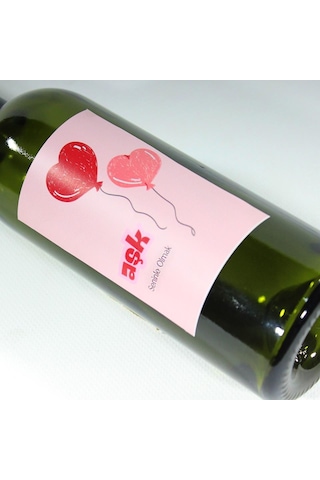 Sevgililer Günü Konseptli Sosluk Siyah 500 Ml Akıtıcılı Kalp Balonlar Koyu Yeşil