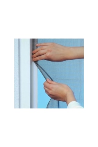 Tu Tek Kanat Siyah Yıkanabilir Sökülüp Takılabilir Sineklik - 75 X 125 Cm