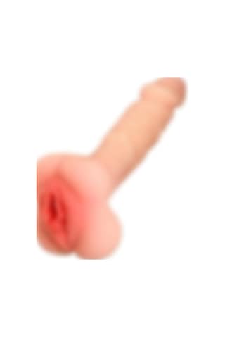 Red Fox Vajina Girişli Dolgulu Realistik Penis Kılıfı Masturbatör 20cm