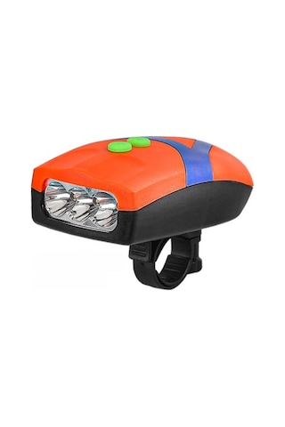 Zhltools Ledli Bisiklet Kornası Turuncu