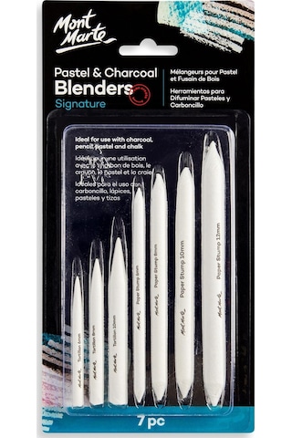Mm Pastel Ve Kömür Karıştırıcıları 7 Parça