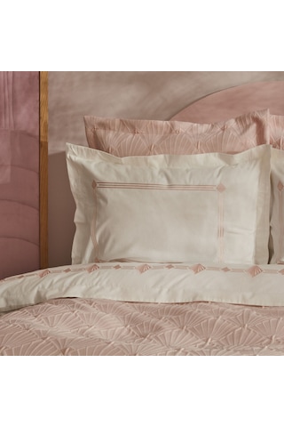 Karaca Home Diamond Çift Kişilik Düet Set Somon