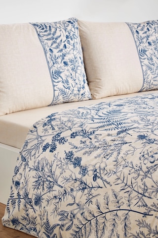 Floretta Mrytus Tek Kişilik Nevresim Takımı Mavi