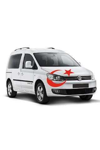 Ay Yıldız Türkiye Türk Bayrağı Sticker Araba Oto Motosiklet Karavan Sticker 00323 50x36 Cm