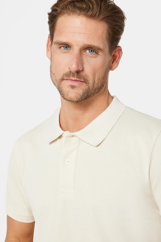 Tudors Erkek Slim Fit Dar Kesim Pamuklu Yumuşak Doku Nefes Alan Kumaş Kıvrılmaz Yaka Ekru Polo Yaka Tişört-31685-ekru Ekru