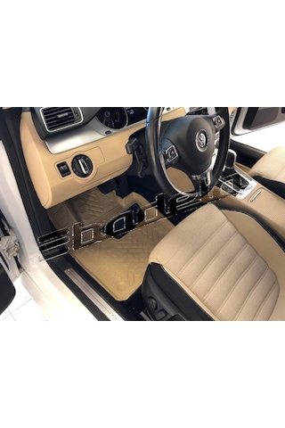 Vw Passat Cc 2009-2010 3d Kauçuk Bej Havuzlu Paspas İthal