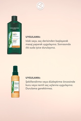 Yves Rocher Elektriklenme Karşıtı Orjinal Boy Saç Seti- Şampuan 300 Ml & Isı Koruyucu Serum 100 Ml