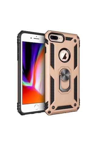 Apple Uyumlu iPhone 8 Plus Kılıf Zore Vega Kapak Gold