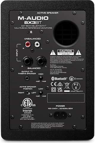M-Audio BX3 BT Bluetooth Raf Tipi Stüdyo Refarans Hoparlörü