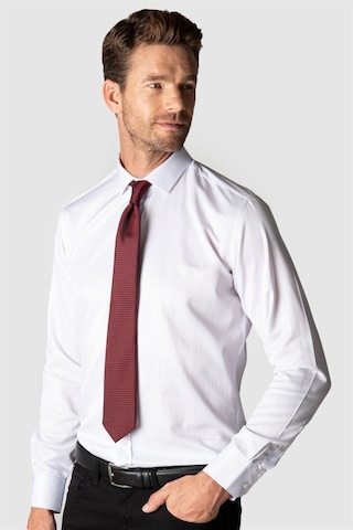 Tudors Modern Slim Fit Dar Kesim Düz Erkek Gömlek-23903 Beyaz