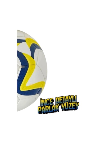 Fenerbahçe Wave Serisi Lisanslı 32 Panel Dikişli 5 Numaralı Parlak Futbol Topu