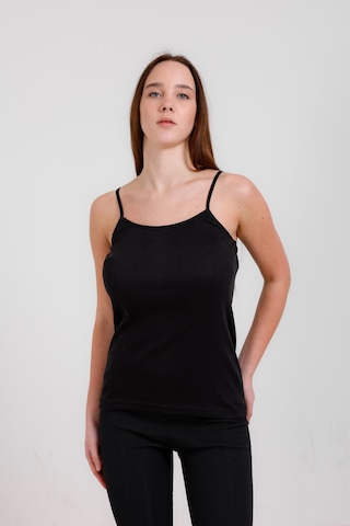 Clara Butik 3'lü Basic Ip Askı Atlet Gri-siyah-beyaz-ten